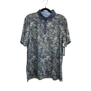 Rhone Men's Golf Sport Floral Polo Size Medium NWT.
